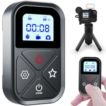 Imagem de Controle remoto sem fio inteligente para GoPro – Controlador de câmera para GoPro Hero 12 Hero 11 Hero 10 Hero 9 Hero 8 GoPro Max LCD Display ímã porta carregador pulseira para acessórios de câmera Go