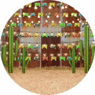 Imagem de Painel Redondo Veste Facil 1,50m Festa Junina (FJN092)