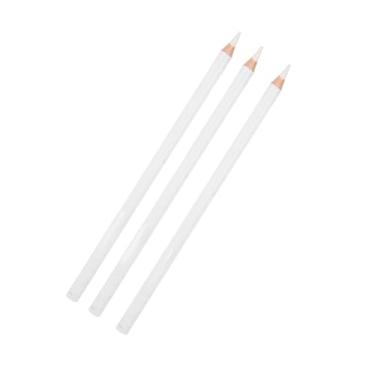 Imagem de Lápis de Carvão Branco, Desenho Profissional, Caneta de Destaque de Pintura Artística, 3 Peças, para Fabricação de Padrões de Roupas