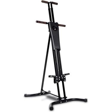 Imagem de Alpinista Vertical Stepper Space Walker Exercício De Alpinista Pesado Com Monitor Lcd Para Academia Em Casa