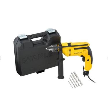 Imagem de Furadeira Impacto 1/2" 710W Stanley + 5 Brocas e Maleta 220V, 220V