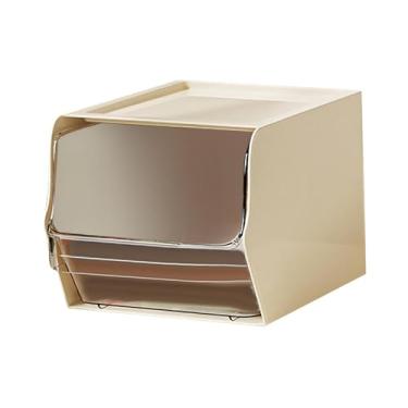 Imagem de AFXGUSD Expositor para Sachês de Chá, Prateleira para Sachês de Chá, Organizador de Mesa para Armário, Branco, Tamanho real