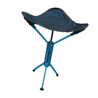 Imagem de RNXRZANK Cadeira Dobrável Portátil para Camping E Atividades Ao Ar Livre, Azul Azul Escuro