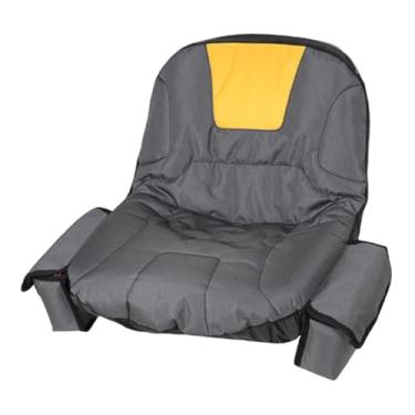 Imagem de predolo Capa de assento para cortador de grama, acessório de reposição, tecido Oxford, premium, confortável, proteção para assento de trator, para quintal de, Cinza Escuro