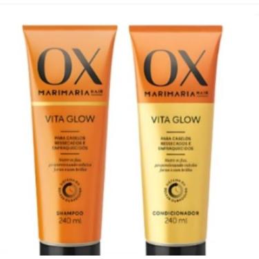 Imagem de Kit Shampoo e Condicionador Ox Mari Maria Vita Glow 240m