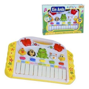 Imagem de Teclado Piano Com Som De Animais Brinquedo Xin Anda - TOYS