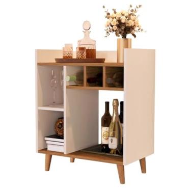 Imagem de Aparador Retrô Buffet Bar Bar .(Off White/Freijó)