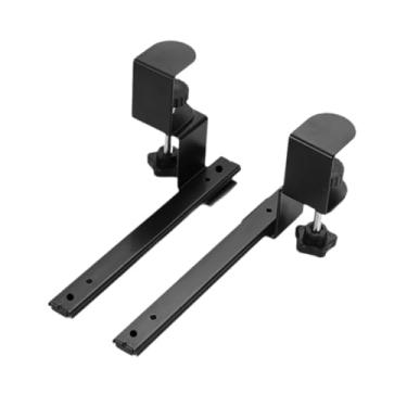 Imagem de IEUDNS 2 peças bandeja de teclado deslizante lateral para mesa móveis escritório sala de estudo gaveta fácil instalação corrediças de gaveta resistentes