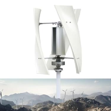 Imagem de 48v,HYZHANHONG 3 pás gerador de turbina eólica vertical 12V 24V 48V 220Vgerador de ímã permanente Kit de turbina eólica, 1200W-5000Wgerador de turbina eólica, para vento híbrido solar