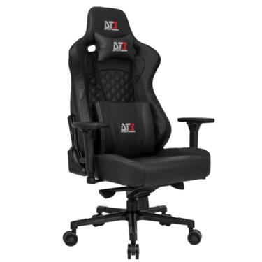 Imagem de Cadeira Gamer DT3 Rhino, ergonomica e confortável com revestimento DT3 Everpro™, espuma injetada, estrutura reforçada em aço tubular, braços 4D+, suporta até 200kg e altura máx. de 2,00m (Black)