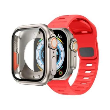 Imagem de Pulseira De Silicone Para Apple Watch De 40mm-46mm Para Série 8 7 6 5 