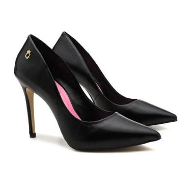 Imagem de Sapato alto social feminino  preto n 36 - ZINZEN