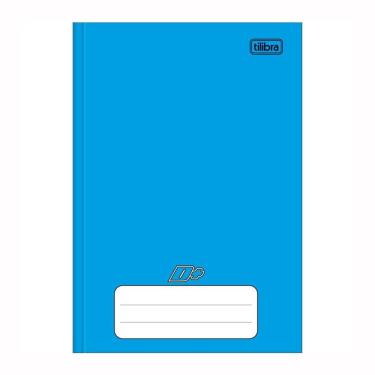 Imagem de Caderno brochura capa dura 1/4 96 fls D mais Azul Tilibra