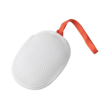 Imagem de Ｂｅｓｇａ Saco de sabonete de malha, rede de malha, férias, compacto, portátil, viagem de negócios, presente, banho, descascamento, secagem rápida, banheiro, Branco