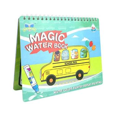 Imagem de Kid New Educational Toys Livro de colorir apagável Pintura a cores Álb