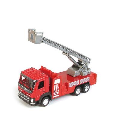 Imagem de Simulação Car Toy Alloy Fire Truck 1:50 para crianças - HUOGUO