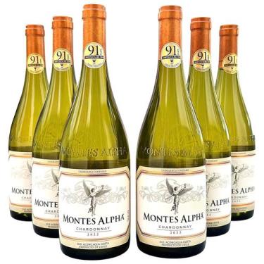 Imagem de Vinho Montes Alpha Chardonnay  Kit Com 6 Garrafas  Oferta - Viña Monte