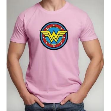 Imagem de Camisa Camiseta Adulto Masculina Feminina Algodão Mulher Maravilha Her