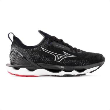 Imagem de Tênis Mizuno Wave Endeavor 2 Masculino, 42, Preto, Marinho
