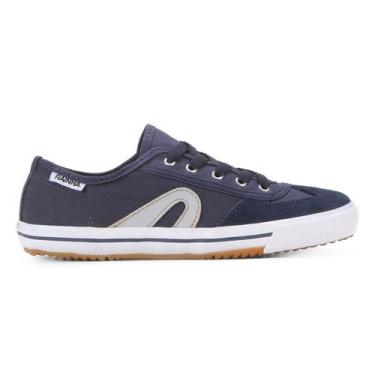 Imagem de Tênis Infantil Rainha Vl 2500 Cano Baixo, Marinho, Branco, 28