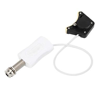 Imagem de RiToEasysports Captador de Ukulele de 4 Cordas de Com Bastão de Captação Instalação Conveniente da Bateria Controle de Volume do MIC Acessórios de Instrumento Musical para Tocadores de Ukulele