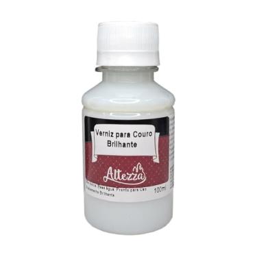 Imagem de Verniz Para Couro Acabamento Brilhante 100ml Incolor Altezza Brilho Sapato Tenis Bota