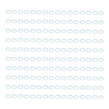Imagem de Anéis fichários pe premium, 160 peças, anéis de livro de plástico duráveis ​​para escritório, armazenamento doméstico, chaveiros, organização de documentos (QUENTE-15(b))