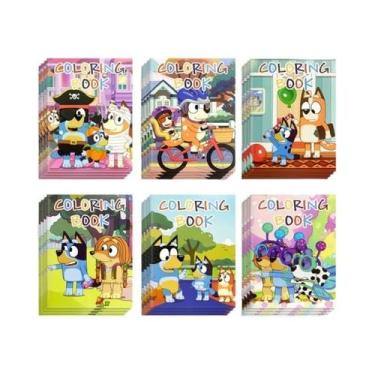 Imagem de Livro De Colorir Bluey E Bingo 12 Estilos Desenho De Graffiti Brinqued