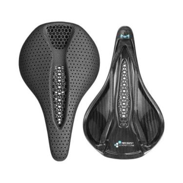 Imagem de Selim De Bicicleta Unissex Em Carbono Impresso Em 3D 145 155MM 130g Le