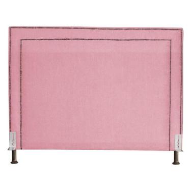 Imagem de Cabeceira Viviane Luxo Suede Cores - DS Estofados, King, Rosa