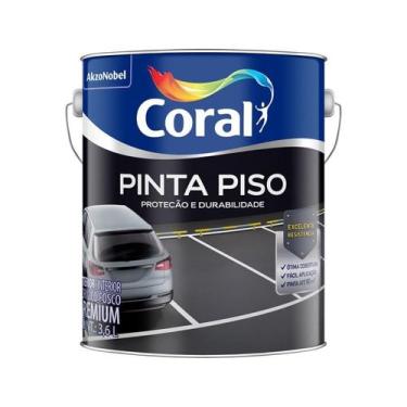 Imagem de Tinta Piso Premium Coral Pinta Piso 3,6L, Cinza Médio