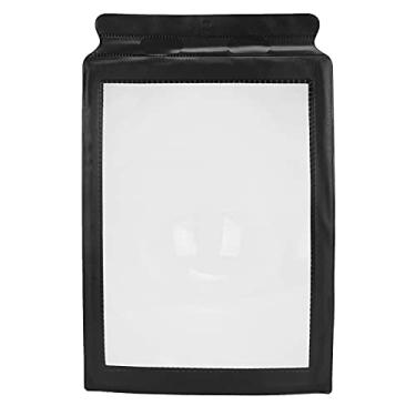 Imagem de CUOFYUNL A4 Lupa Leitura de página inteira Folha grande Lupa Ajuda para leitura de livros, menus, jornais