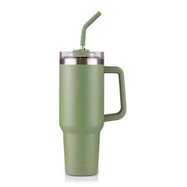Imagem de Caneca Térmica Kouda Verde Sálvia Vik - 1200ml