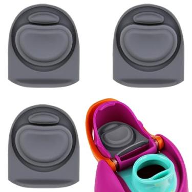 Imagem de BMSQOFD 3 peças de rolha de vedação de borracha de substituição compatível com Owala FreeSip, tampa de vedação superior de garrafa de água para Owala 16/19/24/32/1,134 g, tampa de boca de silicone