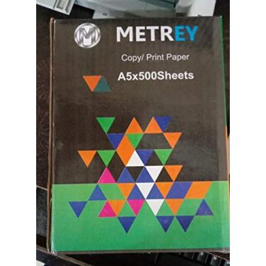 Imagem de Papel branco multiuso premium A5 – 11 kg (80 g/m²) | Para cópia, impressão, escrita | 148 x 210 mm | Resma completa de 500 folhas