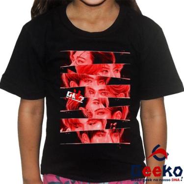 Imagem de Camiseta Infantil Stray Kids 100% Algodão K-pop Geeko - DNA Geek, Pret