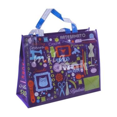 Imagem de Sacola personalizada para costura e patchwork Westpress - Roxo