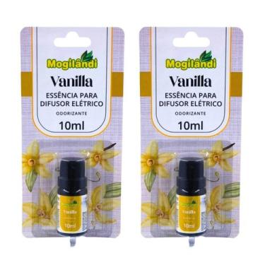 Imagem de Kit 2 Odorizante Essência para Difusor Elétrico Vanilla Mogilândi  10m