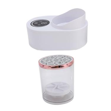 Imagem de Semme Limpador Elétrico de Pincéis de Maquiagem 3 Em 1 Máquina Automática de Secagem de Pincéis de Maquiagem USB Recarregável Fluxo de água Giratório de Alta Velocidade para Uso