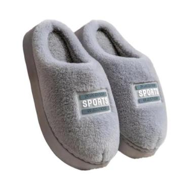 Imagem de Chinelos De Inverno Femininos Para Uso Interno Com Laço, Quentes, Anti