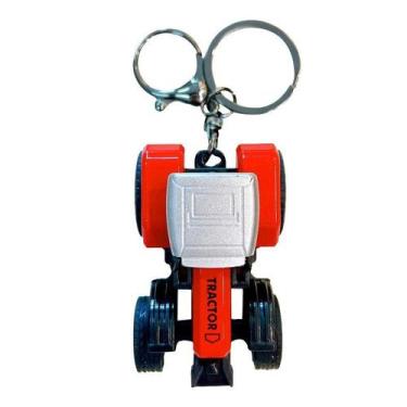 Imagem de Chaveiro Creative Cartoon Mini Tractor Alloy Red Farm Vehic - Yiweisai