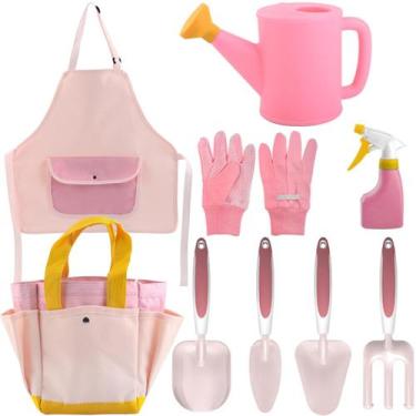 Imagem de Conjunto de jardinagem TopoFly Kids 9 unidades com regador, luvas, etc