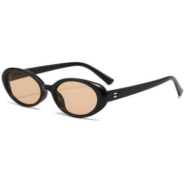 Imagem de Óculos de sol Breaksun Retro Oval 90s Vintage UV400 para mulheres/home