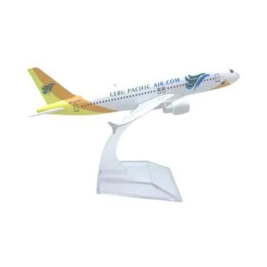 Imagem de Modelo De Avião Miniatura Airbus A320 Em Metal De 16cm Para Crianças -