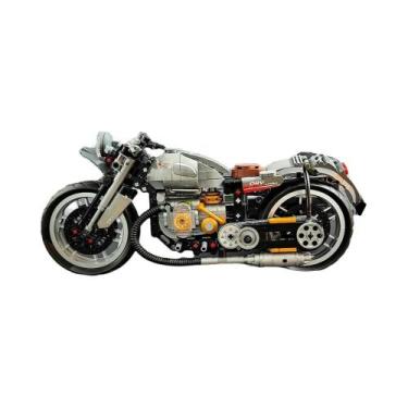 Imagem de 808 Peças HUIQIBAO MOC Moto Technic: Blocos De Montar De Motocicleta U