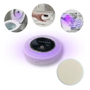 Imagem de Esterilizador Automático Para Vaso Sanitário Com Base Adesiva Display 
