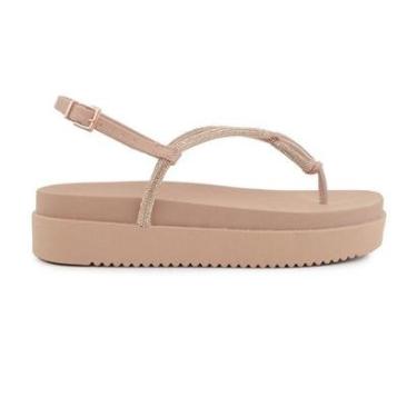 Imagem de Sandália Feminina Ramarim Plus Bege - 2442-Feminino