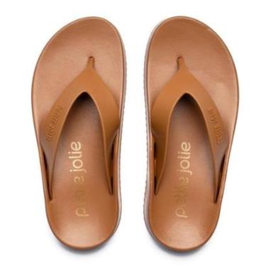 Imagem de Chinelo Feminino Petite Jolie Basic Marrom-Feminino
