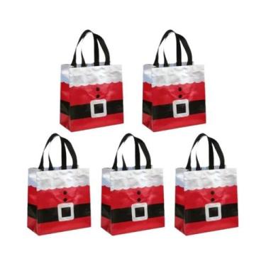 Imagem de Bolsas De Presente De Natal Para Crianças, Sacola Não Tecida Do Papai 