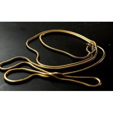 Imagem de Colar Rabo de Rato 1.5mm 50 cm em Banho Ouro - Pulseiras E Berloques